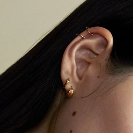 norme dew pierce / SV925＋Gold Plated