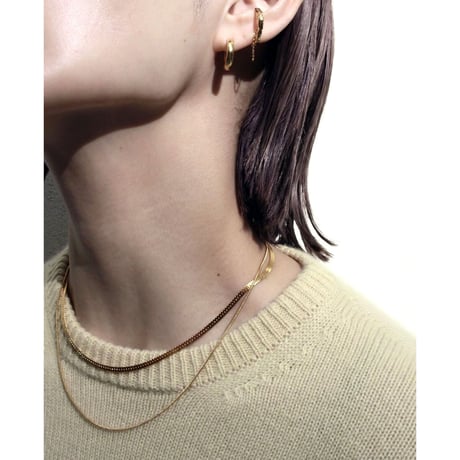 Aging chain cuff ring (1P)