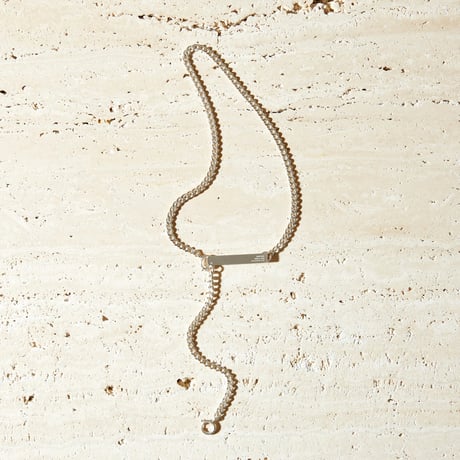 norme ID Plate necklace / SV925