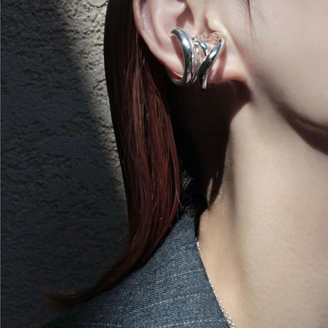 Clarity coil earcuff ring (one color)