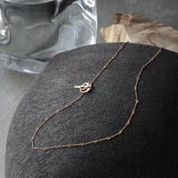 norme wire lariat  / SV925＋Gold Plated