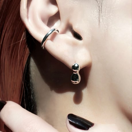 Metal small pearl pierce