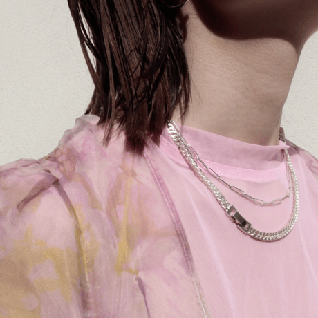norme long frame necklace (Women's) / SV925