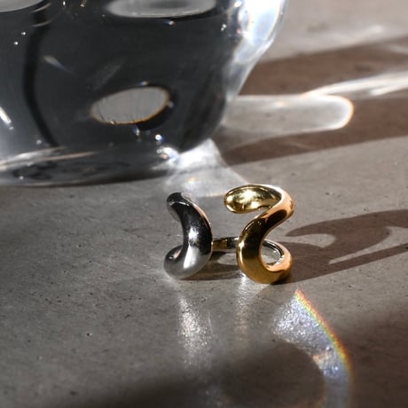 Visions pinky cuff ring (mix color)