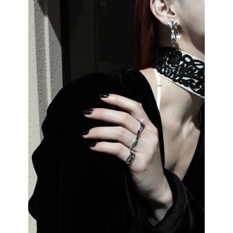 Ribbon small earing