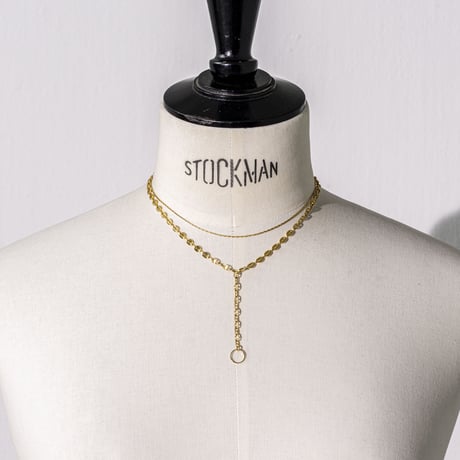 Layered necklace (3P) (one color)