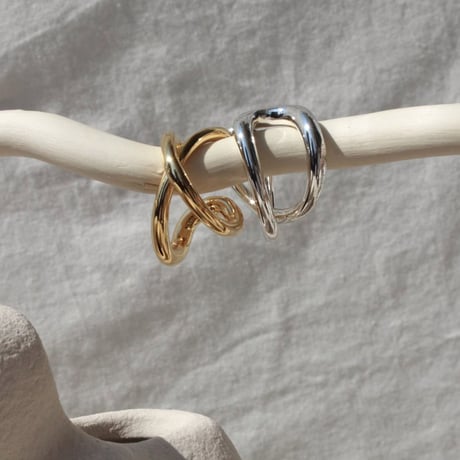 Connect loop earcuff ring (one color)
