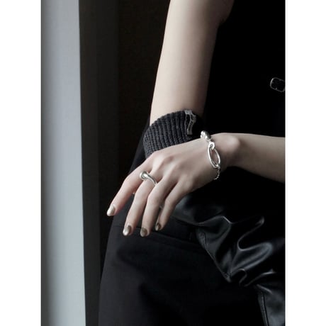 Ball chain carabiner bracelet/Men's size