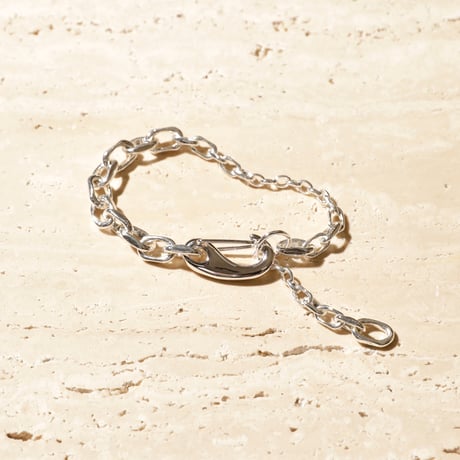 Key motif carabiner bracelet