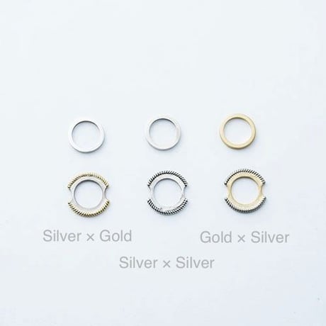 Twist hoop ring