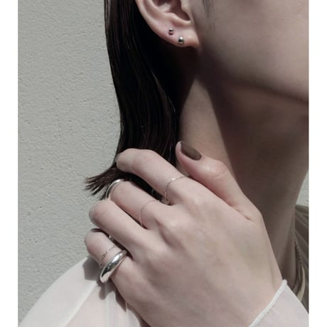 norme sleek earcuff ring (1P) #4 / SV925