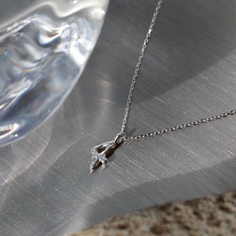 norme numbering mini necklace / SV925