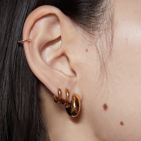 norme true circle pierce / SV925＋Gold Plated