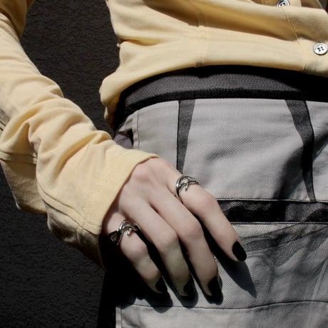 Tribal cuff ring