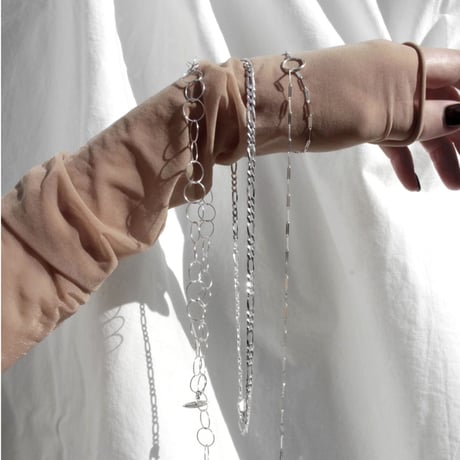 norme standard clear necklace [Unisex line] / SV925
