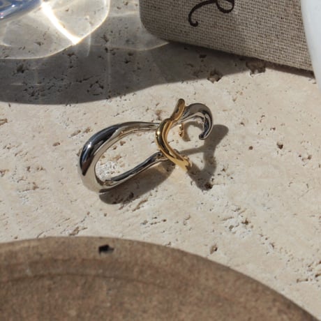 Connect loop earcuff (1P) (mix color)