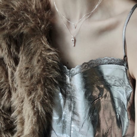 norme numbering necklace / SV925