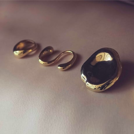 Moist plate earing / Gold