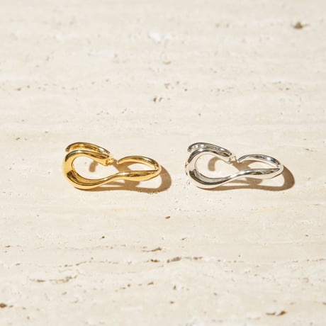 Curve earcuff w ring (one color)