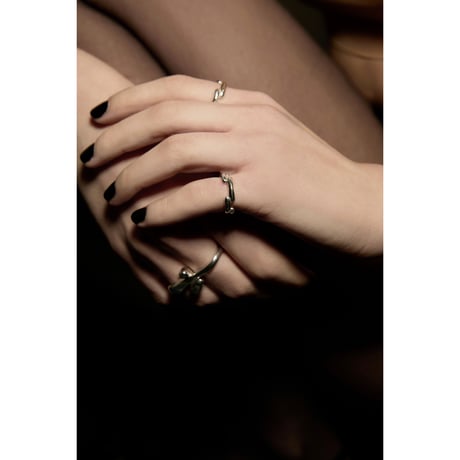 norme lattice cuff pinky ring / SV925