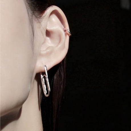 norme uncut hoop pierce (2p) / SV925