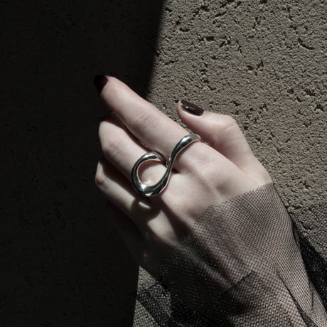Curve earcuff w ring (one color)