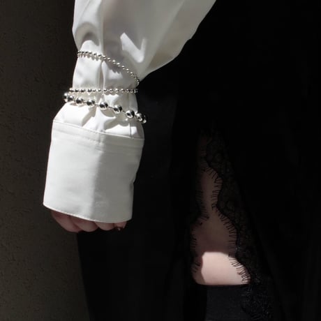 Ball chain hook necklace [Unisex line]