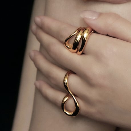 Clarity earcuff ring (one color)