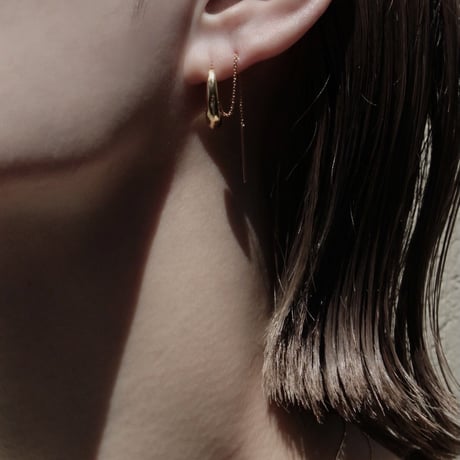 norme second american pierce / SV925＋Gold Plated