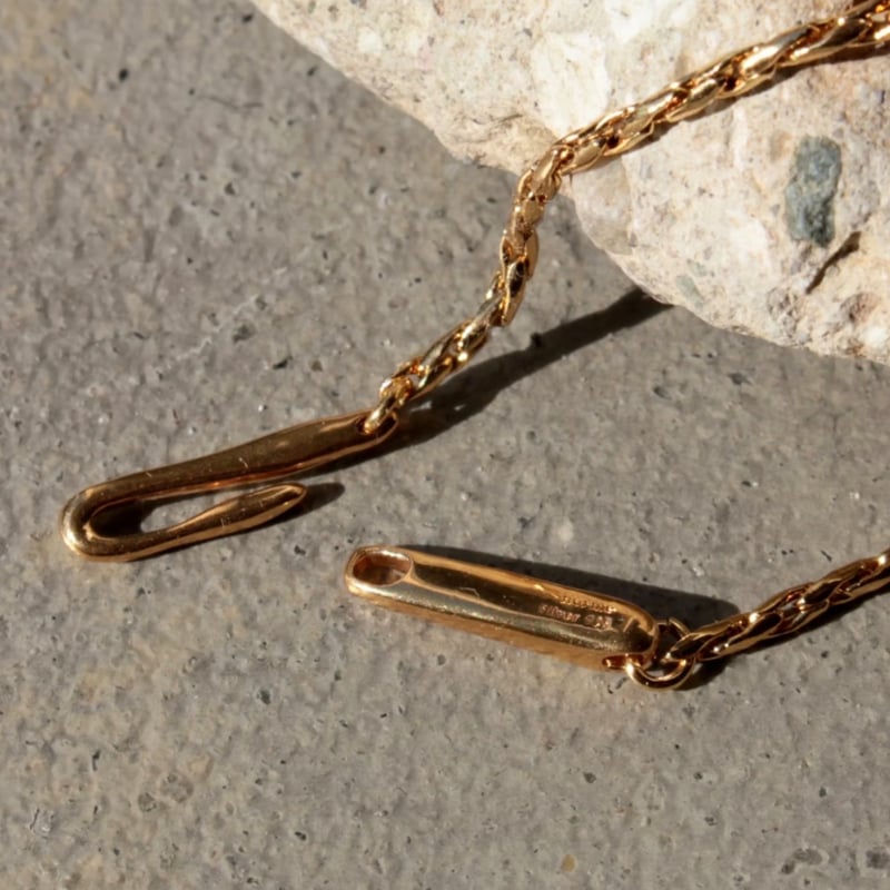 norme dew snake necklace / Gold | Soierie Onlin