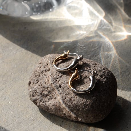 Metal art hoop pierce (mix color)