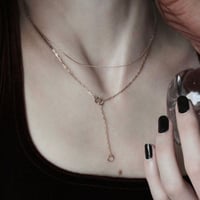 norme necklace (Bold) / K10