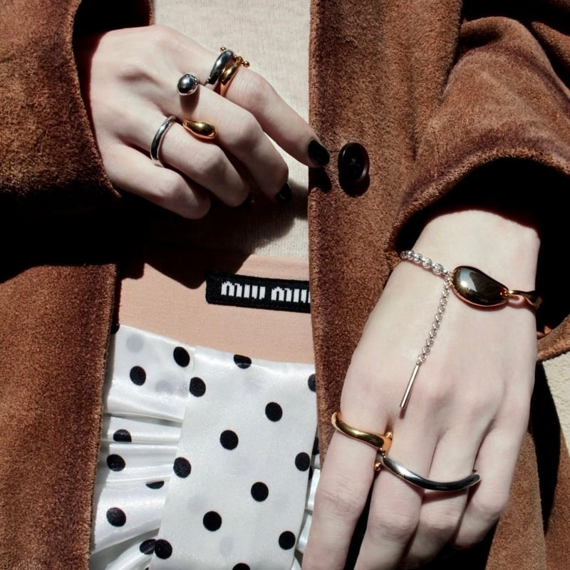 Kinetic parts bracelet | Soierie Online Store