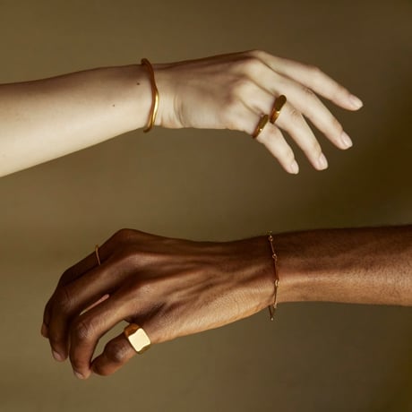 norme ID Ring ④ (Matt) / SV925＋Gold Plated