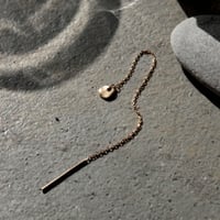 norme tag chain pierce (Round type/1P) / SV925＋Gold Plated