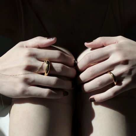 norme earcuff ring (1P)＃12 / SV925＋Gold Plated