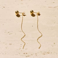 norme metal pearl pierce / SV925＋Gold Plated