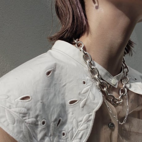 norme long frame necklace / Men's (Silver)