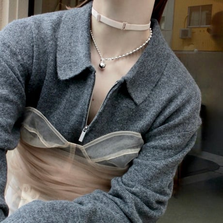 Pome ballchain necklace