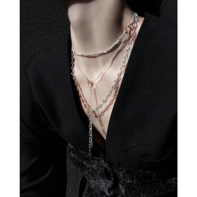 Soierieレイヤード ネックレス Layered necklace Layered necklace (3P) (mix color) | Soierie Onl