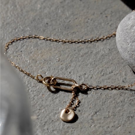 norme tag chain necklace / SV925＋Gold Plated