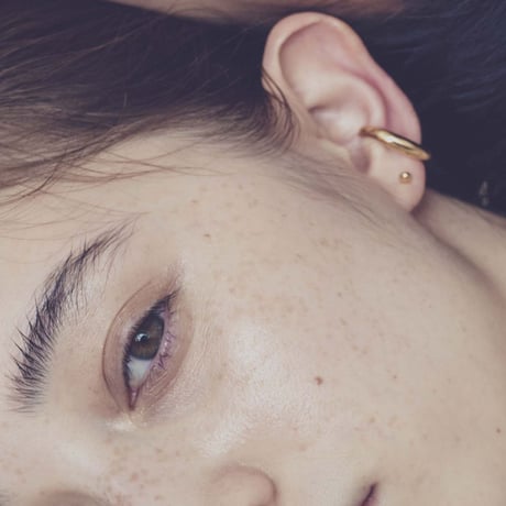 norme earcuff ring (1P)  #4 / SV925＋Gold Plated