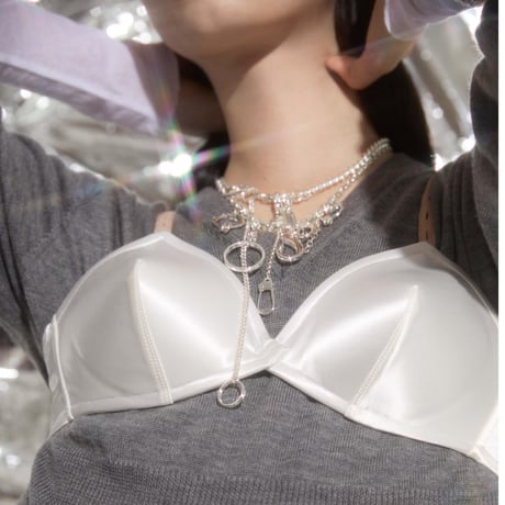 Key motif tag necklace