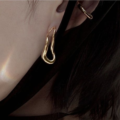 Soft circle earcuff (gloss/1P) (one color)