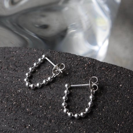 norme ball chain pierce / (middle/2p) / SV925