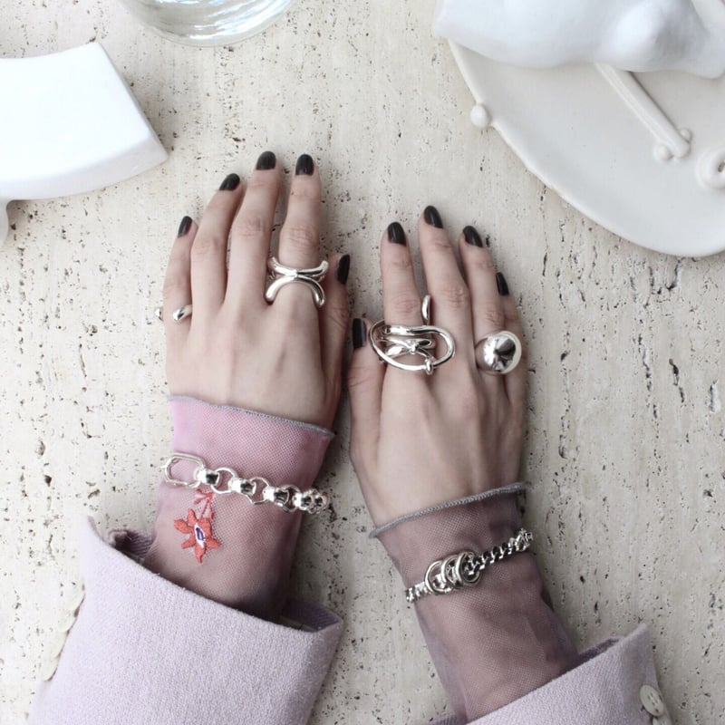 Neo hoop cross ring | Soierie Online Store Neo hoop cross ring | Soierie Online Store
