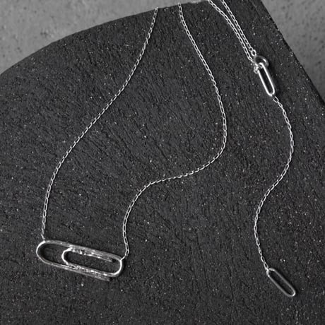 norme uncut clip necklace / SV925