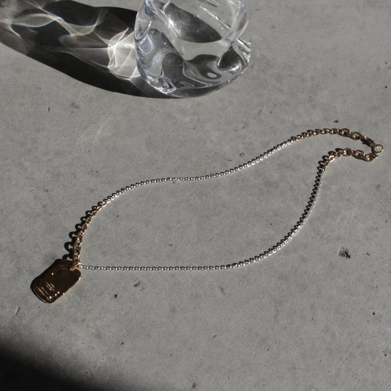 アクセサリー Soierie Mud wall id necklace Mud wall id necklace/ Silver [Unisex line] | So