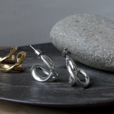 Curve hoop pierce (2P)(one color)