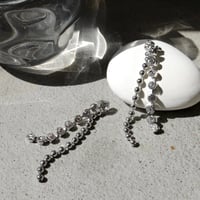 Ball chain stone pierce (2P)